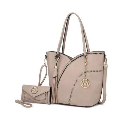 Mkf Collection By Mia K Imogene Women's Shoulder Bag With Wallet By Mia K In Brown