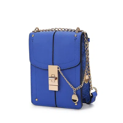 Mkf Collection By Mia K Iona Women's Stylish Crossbody Bag By Mia K In Blue