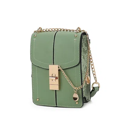 Mkf Collection By Mia K Iona Women's Stylish Crossbody Bag By Mia K In Green