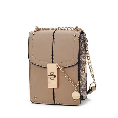 Mkf Collection By Mia K Iona Women's Stylish Crossbody Bag By Mia K In Grey