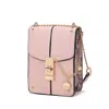Mkf Collection By Mia K Iona Women's Stylish Crossbody Bag By Mia K In Pink