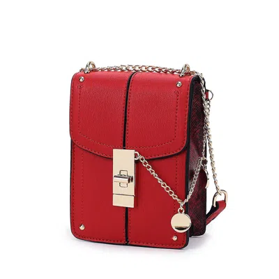 Mkf Collection By Mia K Iona Women's Stylish Crossbody Bag By Mia K In Red