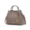 Mkf Collection By Mia K Isidora Tote Women's Timeless And Versatile Handbag In Grey