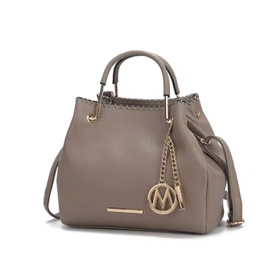 Mkf Collection By Mia K Isidora Tote Women's Timeless And Versatile Handbag In Grey