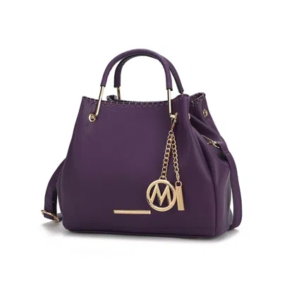Mkf Collection By Mia K Isidora Tote Women's Timeless And Versatile Handbag In Purple