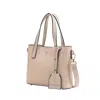 Mkf Collection By Mia K Isolde Women's Tote Bag By Mia K In Sand