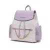 Mkf Collection By Mia K Issah Backpack Women's Stylish & Functional Design By Mia K. In Purple