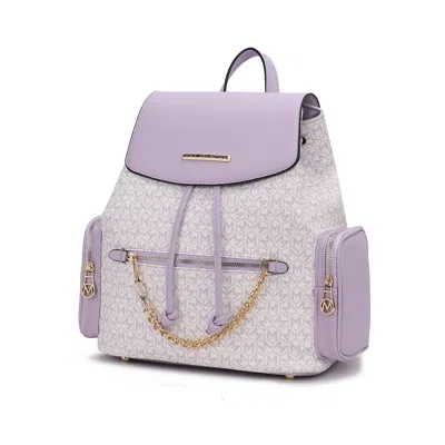 Mkf Collection By Mia K Issah Backpack Women's Stylish & Functional Design By Mia K. In Purple