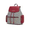 Mkf Collection By Mia K Issah Backpack Women's Stylish & Functional Design By Mia K. In Red