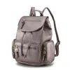 Mkf Collection By Mia K Ivanna Vegan Leather For Women's Oversize Backpack In Silver