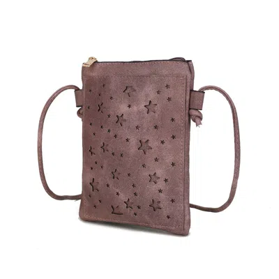 Mkf Collection By Mia K Jana Crossbody Vegan Leather Women's Handbag In Multi