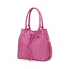 Mkf Collection By Mia K Jane Vegan Leather Tote Handbag For Women In Pink