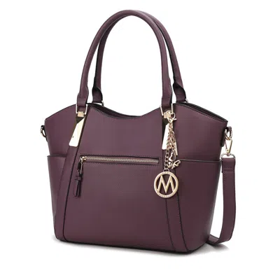 Mkf Collection By Mia K Janise Solid Tote Women's Handbag Vegan Leather By Mia K.