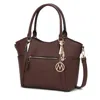 Mkf Collection By Mia K Janise Solid Tote Women's Handbag Vegan Leather By Mia K.