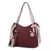 Mkf Collection By Mia K Jaseli Hobo With Wristlet Key Ring & Card Holder In Multi