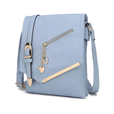 Mkf Collection By Mia K Jasmine Vega Leather Crossbody Handbag In Multi