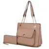 Mkf Collection By Mia K Jenna Shoulder Bag And Wallet- 2 Pieces In Multi