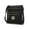 Mkf Collection By Mia K Jessy M Signature Crossbody Handbag In Black