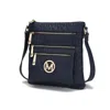 Mkf Collection By Mia K Jessy M Signature Crossbody Handbag In Blue