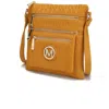 Mkf Collection By Mia K Jessy M Signature Crossbody Handbag In Brown