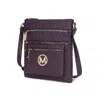 Mkf Collection By Mia K Jessy M Signature Crossbody Handbag In Purple