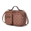 Mkf Collection By Mia K Jolene Multi Pocket Crossbody Bag