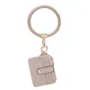 MKF COLLECTION BY MIA K JORDYN VEGAN LEATHER BRACELET KEYCHAIN WITH A CREDIT CARD HOLDER