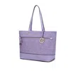Mkf Collection By Mia K Juno Vegan Leather Women's Tote Bag In Purple