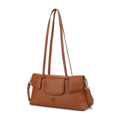 Mkf Collection By Mia K Kaia Women's Shoulder Bag Vegan Leather Crossbody Bag Handbag Purse By Mia K In Brown