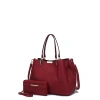 Mkf Collection By Mia K Kane Satchel With Wallet In Red