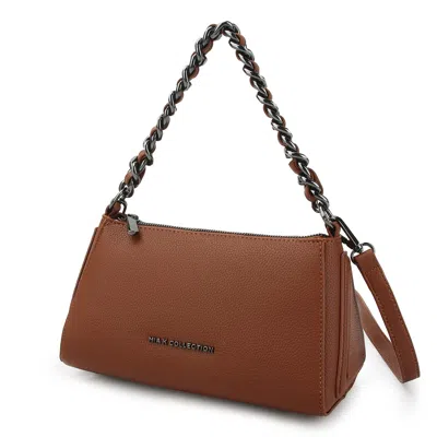 Mkf Collection By Mia K Kayren Women's Shoulder Bag Color Block By Mia K In Brown