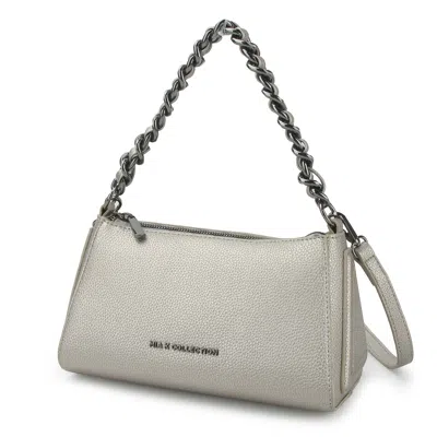 Mkf Collection By Mia K Kayren Women's Shoulder Bag Color Block By Mia K In Silver