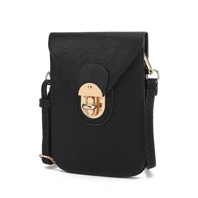 Mkf Collection By Mia K Kianna Women's Phone Crossbody Handbag By Mia K In Black
