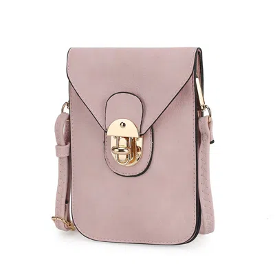 Mkf Collection By Mia K Kianna Women's Phone Crossbody Handbag By Mia K In Pink