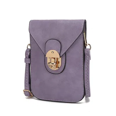 Mkf Collection By Mia K Kianna Women's Phone Crossbody Handbag By Mia K In Purple