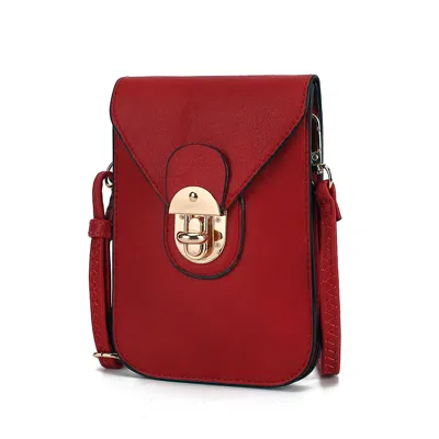 Mkf Collection By Mia K Kianna Women's Phone Crossbody Handbag By Mia K In Red