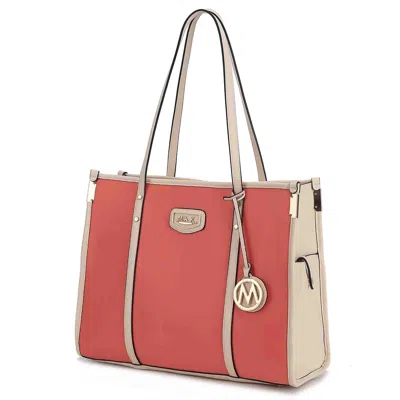 Mkf Collection By Mia K Kindred Vegan Leather Oversize Tote In Multi