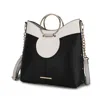Mkf Collection By Mia K Kylie Top Handle Satchel Women's Handbag Vegan Leather By Mia K. In Black