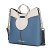 Mkf Collection By Mia K Kylie Top Handle Satchel Women's Handbag Vegan Leather By Mia K. In Multi