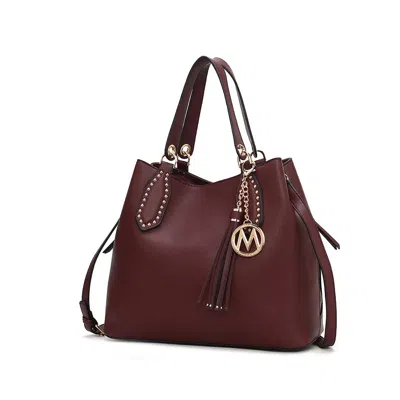 Mkf Collection By Mia K Lana Hobo Shoulder Handbag Vegan Leather In Gold