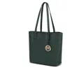 Mkf Collection By Mia K Lea Tote Vegan Leather Handbag In Green