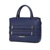 Mkf Collection By Mia K Leila Women's Satchel Bag By Mia K In Blue