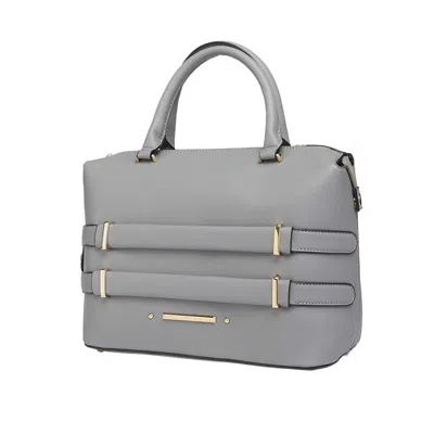 Mkf Collection By Mia K Leila Women's Satchel Bag By Mia K In Grey