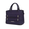 Mkf Collection By Mia K Leila Women's Satchel Bag By Mia K In Purple