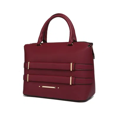 Mkf Collection By Mia K Leila Women's Satchel Bag By Mia K In Red