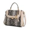 Mkf Collection By Mia K Lilli Vegan Leather Satchel Handbag In Beige