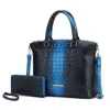 Mkf Collection By Mia K Liora Tote Women's Handbag Croc-embossed By Mia K. In Blue