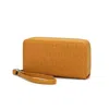 Mkf Collection By Mia K Lisbette Wristlet Wallet Purse Handbag M Signature In Yellow