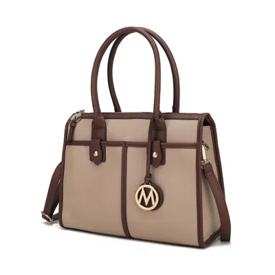 Mkf Collection By Mia K Livia Satchel Bag Vegan Leather Handbag Purse By Mia K In Multi