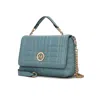 Mkf Collection By Mia K Lola Quilted Vegan Leather Women's Shoulder Bag By Mia K In Multi